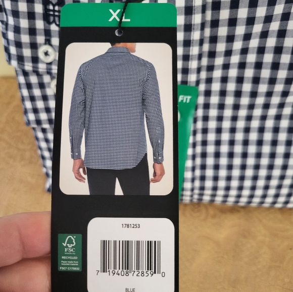 NWT Banana Republic men's button down shirt, men's XL #2363 - Picture 4 of 5